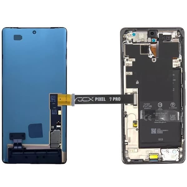 Nappe Test Skärm - AVIZAR - Google Pixel 7 Pro - Diagnos och Reparation - Svart