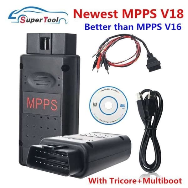 Bästa pris Tricore Breakout-kabel för ECU MPPS V21 V18.12.3.8 Bättre chiptuning än V18 MPPS V18