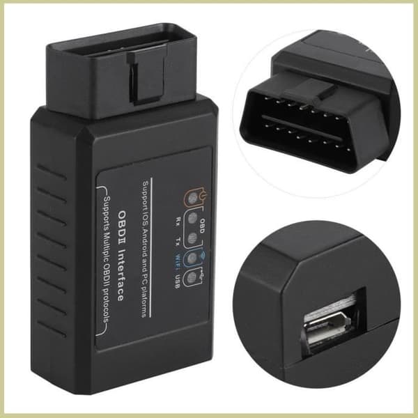 Cocosity Felkodsläsare WiFi USB Felkodsläsare OBD2 Scanner Multifunktionsdiagnosverktyg Motorcykeldiagnos