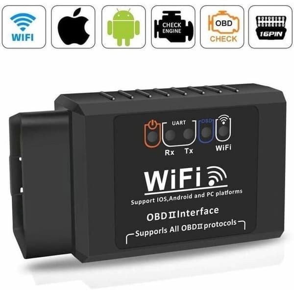 OBD2 Auto Diagnostisk resväska OBD WiFi Adapter Flermärkes felkodsskanner Flera färger Largeight