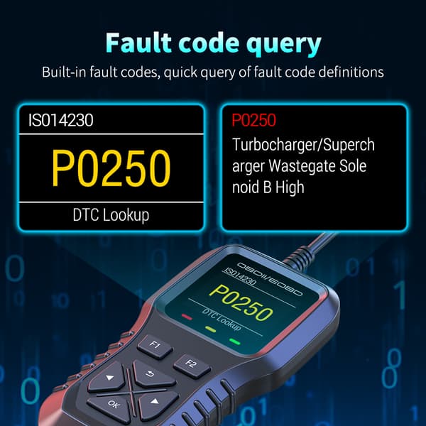 INF Motor Diagnostic OBD2 Scanner - Check Engine Light Reader