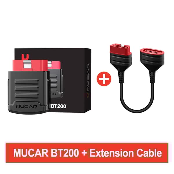 Automotive Diagnostiske Værktøjer, Bluetooth & Wifi Scanner, 15 Nulstillinger Diagnose, BT200 med kabel