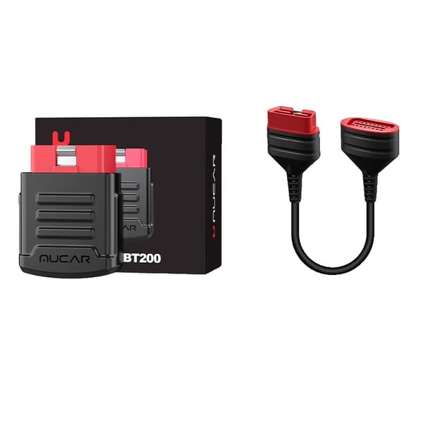 Automotive Diagnostiske Værktøjer, Bluetooth & Wifi Scanner, 15 Nulstillinger Diagnose, BT200 med kabel