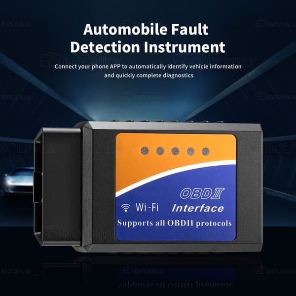 OBD2 ELM327 Bluetooth/WIFI Professionell diagnosenhet Biltester IOS Scanner DE