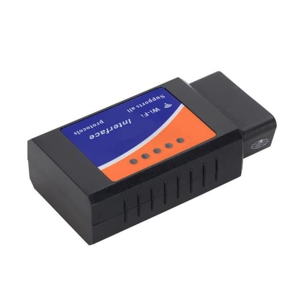 För ELM327 WiFi OBDii KIMISS Scanner för ELM327 WiFi OBDii plastgränssnitt OBD2 Kan Bilradio Video Svart Svart