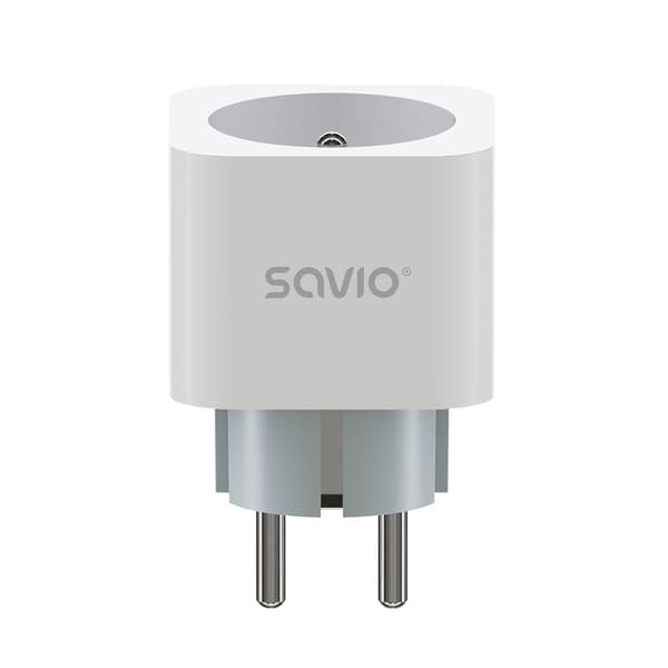 SAVIO WI-FI smart stikkontakt, 16A, AS-01, Hvid