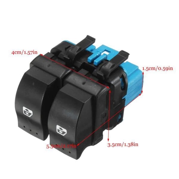 10-Pins POWER MASTER Fönsterbrytare För Renault Espace Grand Scenic Laguna 8200107772