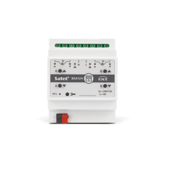 SATEL KNX 2-kanals persienneaktuator 230V AC KNX-BSA12H