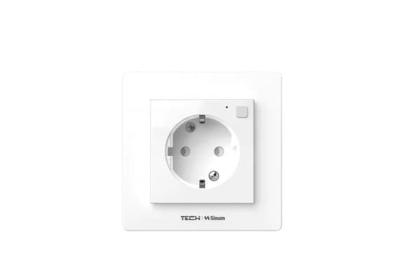 Langaton pistorasia virranmittauksella, valkoinen, FF-230 Tech Controllers