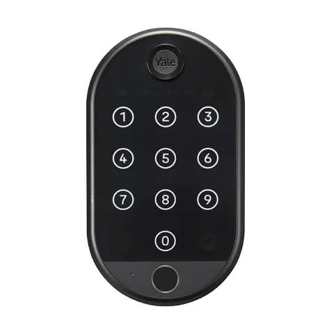 Yale 05/303000/BL Smart Keypad 2 - Numeriskt tangentbord med fingeravtrycksläsare Svart