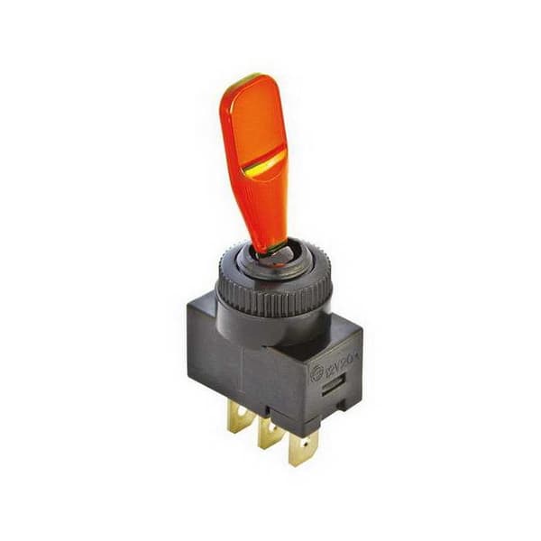 -På/av- brytare. 12V 20A -orange-