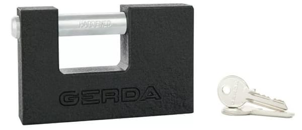 GERDA IRON LINE T70 støbejernshængelås med stift