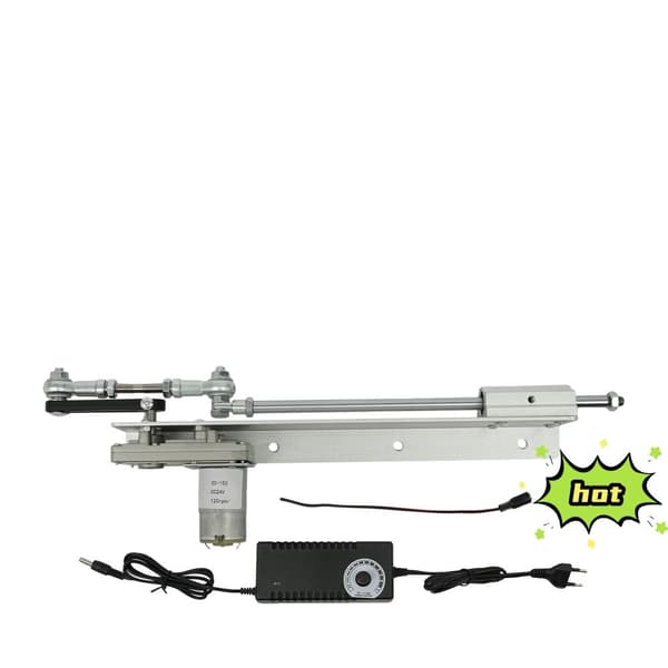 DC 24V teleskooppinen lineaarinen toimilaite, säädettävä isku 1,2-5,9 tuumaa, nopeusalue 20-120 RPM,24V, 0