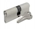Miniatyrbillede 1 af 4: Satin cylinderlåsindsats 30/40 mm + 3 nøgler
