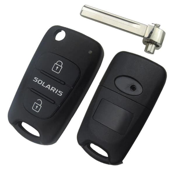 3-Knappar Hyundai Solaris Auto Nyckel Nyckelskal