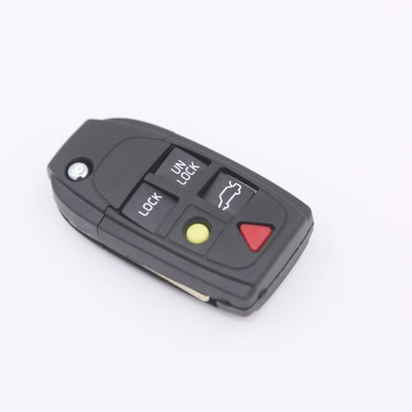 INF Auton avainkotelo Volvo 5 -painikkeille musta