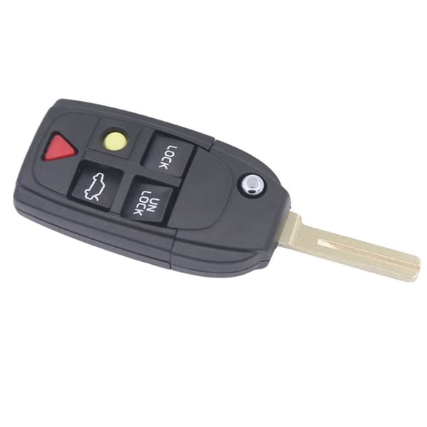 INF Auton avainkotelo Volvo 5 -painikkeille musta