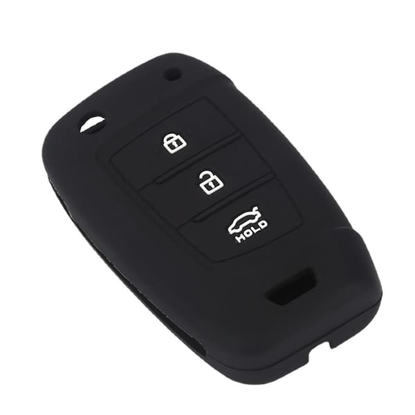 Kolmen painikkeen silikoninen auton avaimen suojus Hyundai New Santa Fe, ix35, Elantra, LA FESTA and ENCINO