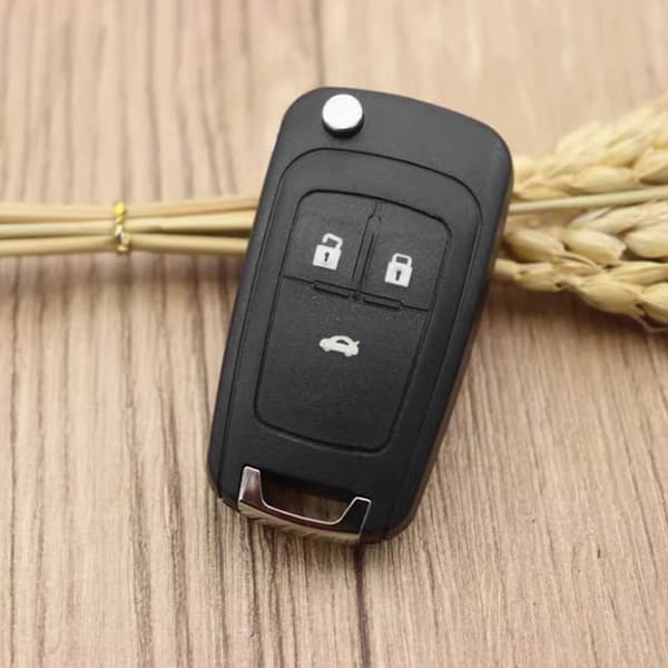 INF 3-knaps bilnøgledæksel til Buick/Opel/Chevrolet Sort