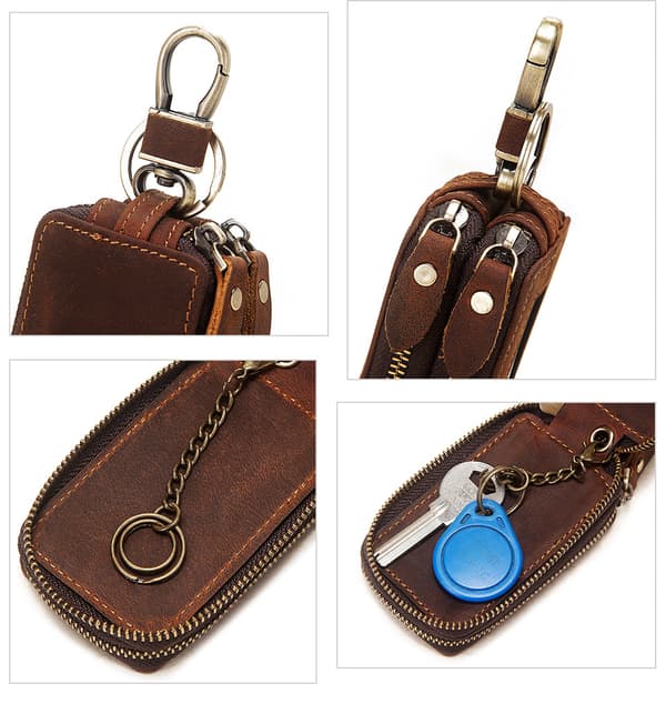 INF Bil nøglering Nøgle etui Holder pose