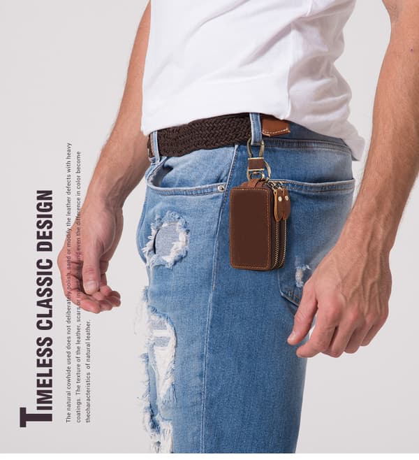 INF Bil nøglering Nøgle etui Holder pose