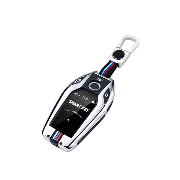 INF BMW Avaimenperän suojus BMW 3-sarjalle, 5-sarjalle, 7-sarjalle, 1-sarjalle Hopea