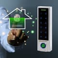 Miniatyrbillede 1 af 5: Qoltec 52448 Kodelås TITAN med fingeraftrykslæser | RFID | BT 4.0 | Kode | Kort | nøglesender | Dørklokke | IP68 | EM