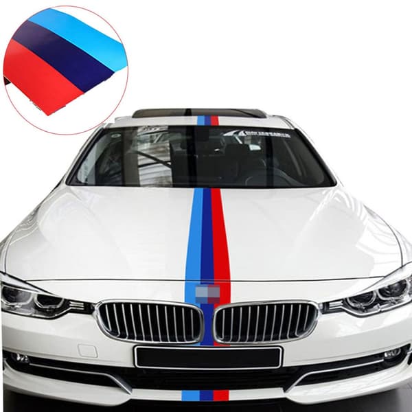 BIG STRIPES FOR BMW M PERFORMANCE VINYL STICKERS Decal Dekal Gloss ...