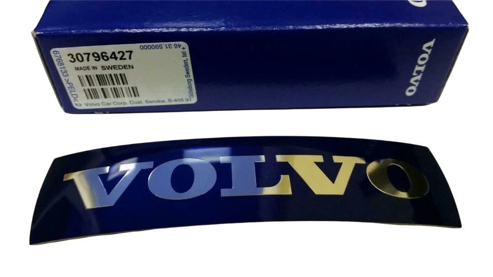 Volvo S60 V60 XC60 Front Grill Badge Emblem Metal Sticker Genuine 30796427