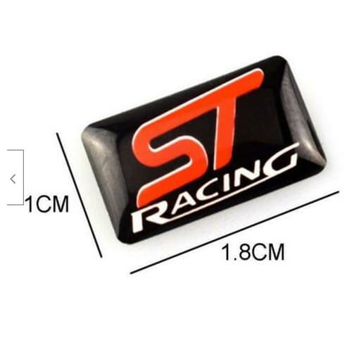 Ford ST Racing Logo Emblem Sticker Decal Badge Fiesta Focus Mondeo Kuga ...