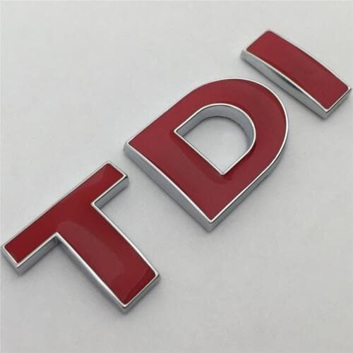 TDI Badge Emblem NEW For VW GOLF POLO LUPO PASSAT EOS TRANSPORTER MK4 MK5 MK6