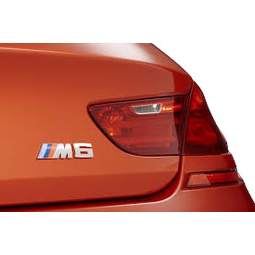 Chrome M6 Car Rear Lettering Boot Badge Emblem for BMW New