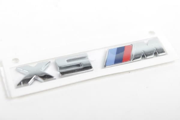 BMW X5 M X5M lettering emblem logo badge sticker X series CHROME X5 logo F15