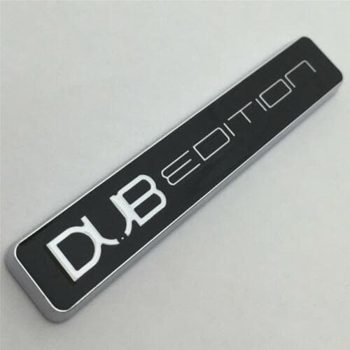 CHROME DUB EDITION Car Badge NEW For VW GOLF GTI TDI POLO LUPO PASSAT CADDY T4 5