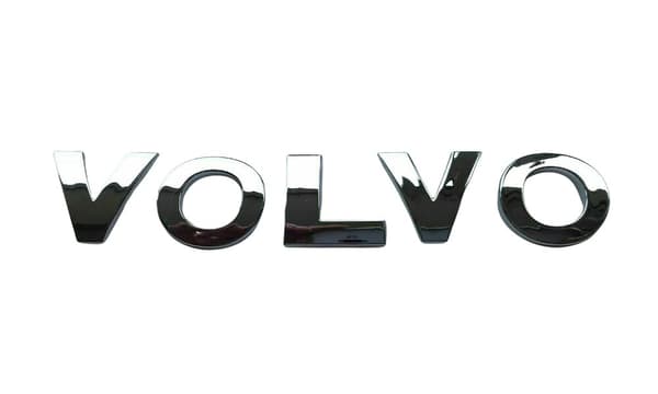 Chrome 3D Car Letters Self-adhesive Boot Badge Emblem Sticker Spelling VOLVO