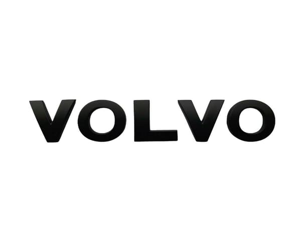 Auto Glossy Black Rear Trunk Boot Badge Emblem Sticker Decal For Volvo