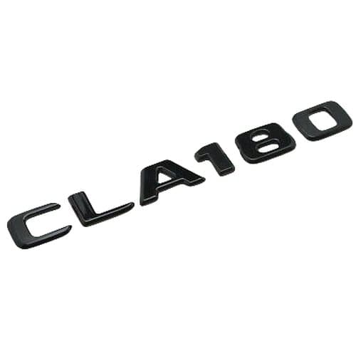 Gloss Black CLA180 Car Letter Number Rear Boot Badge Emblem For Mercedes Benz