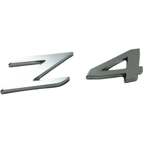 Z4 Letter Trunk Tailgate Chrome Badge Rear Emblem Sticker for BMW Z4