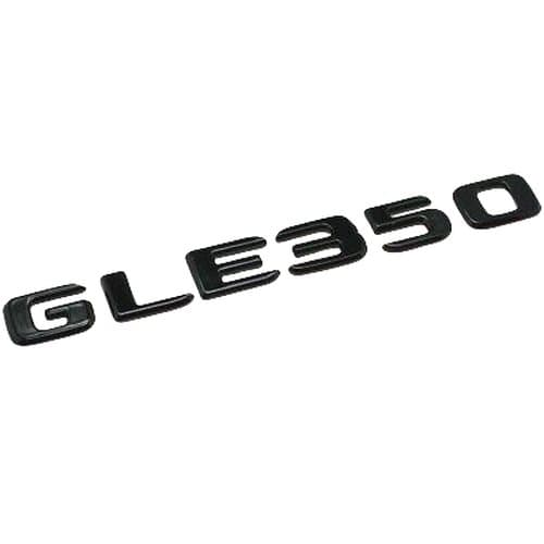 Gloss Black GLE350 Car Letter Number Rear Boot Badge Emblem For Mercedes Benz
