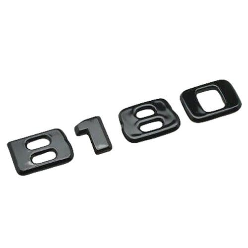 Gloss Black B180 Car Letter Number Rear Boot Badge Emblem For Mercedes Benz