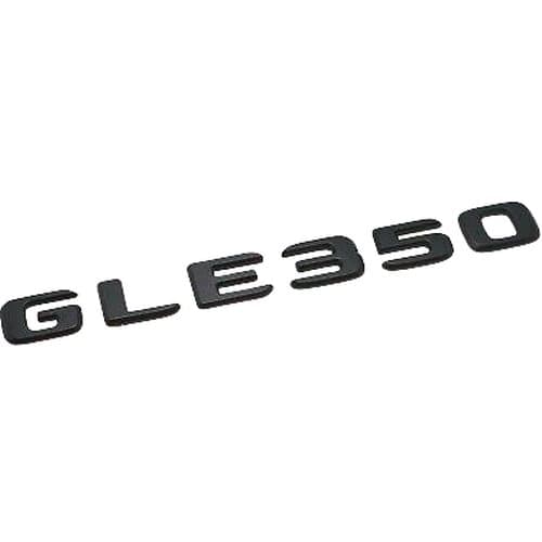 Matt Black GLE350 Car Letter Number Rear Boot Badge Emblem For Mercedes Benz