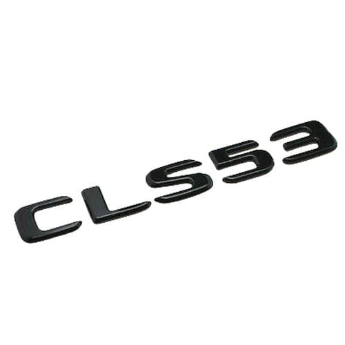 Gloss Black CLS53 Car Letter Number Rear Boot Badge Emblem For Mercedes Benz