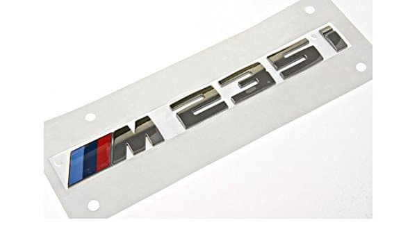Chrome BMW M235i Letters Rear Boot Lid Trunk Badge Emblem For 2 Series F22 F45 F46 170mm x 20mm