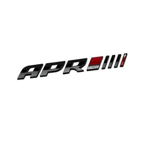 APR Gloss Black Badge Emblem Tuning Stage III+ Stage 3+