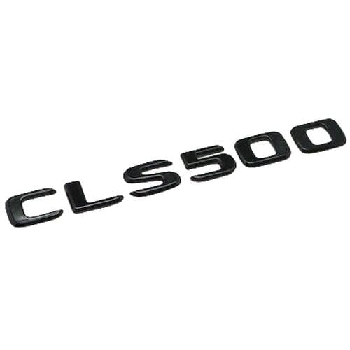 Gloss Black CLS500 Car Letter Number Rear Boot Badge Emblem For Mercedes Benz