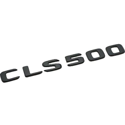 Matt Black CLS500 Car Letter Number Rear Boot Badge Emblem For Mercedes Benz