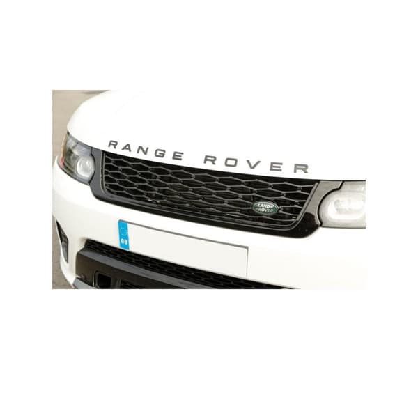 Gloss Carbon Fibre RANGE ROVER Front Grill Bonnet Badge Emblem Bonnet ...