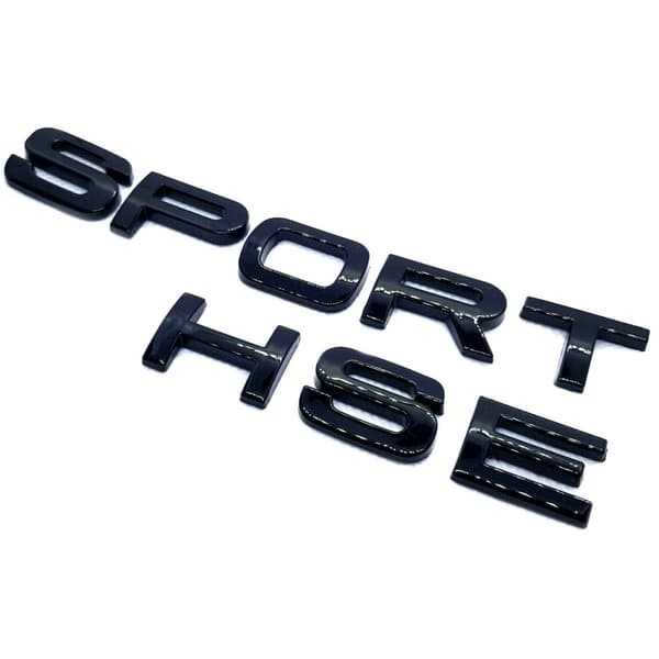Gloss Black Range Rover Sport HSE Lettering Rear Boot Badge Emblem For Land Rover Evoque Discovery FreeLander