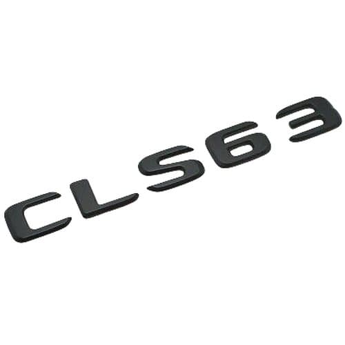 Matt Black CLS63 Car Letter Number Rear Boot Badge Emblem For Mercedes Benz