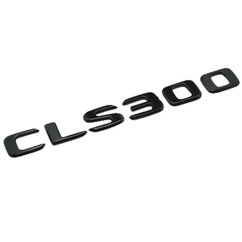 Gloss Black CLS300 Car Letter Number Rear Boot Badge Emblem For Mercedes Benz